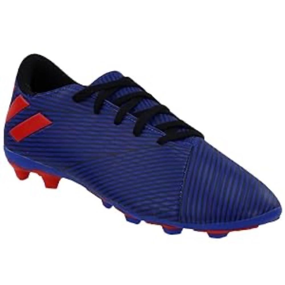 adidas Kids Boys Nemeziz 19.4 Flexible Ground Soccer Cleats - Blue - Size 5 M